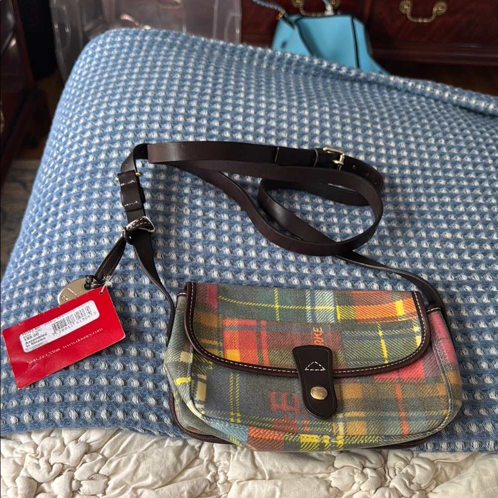 Dooney & Bourke Red and Yellow Crossbody Bag